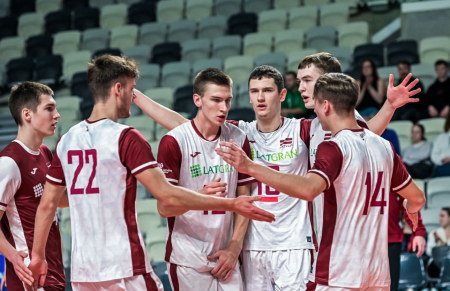 Latvijas U-20 izlases volejbolisti aizvadīs divas draudzības spēles ar Ukrainas vienaudžiem