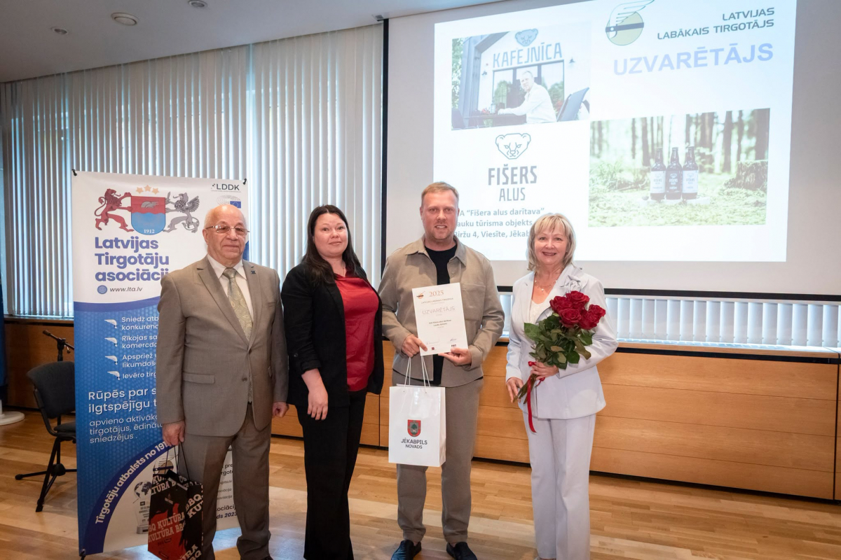 Konkursa "Latvijas Labākais tirgotājs 2025" uzvarētāju vidū divi Jēkabpils uzņēmumi (FOTO)