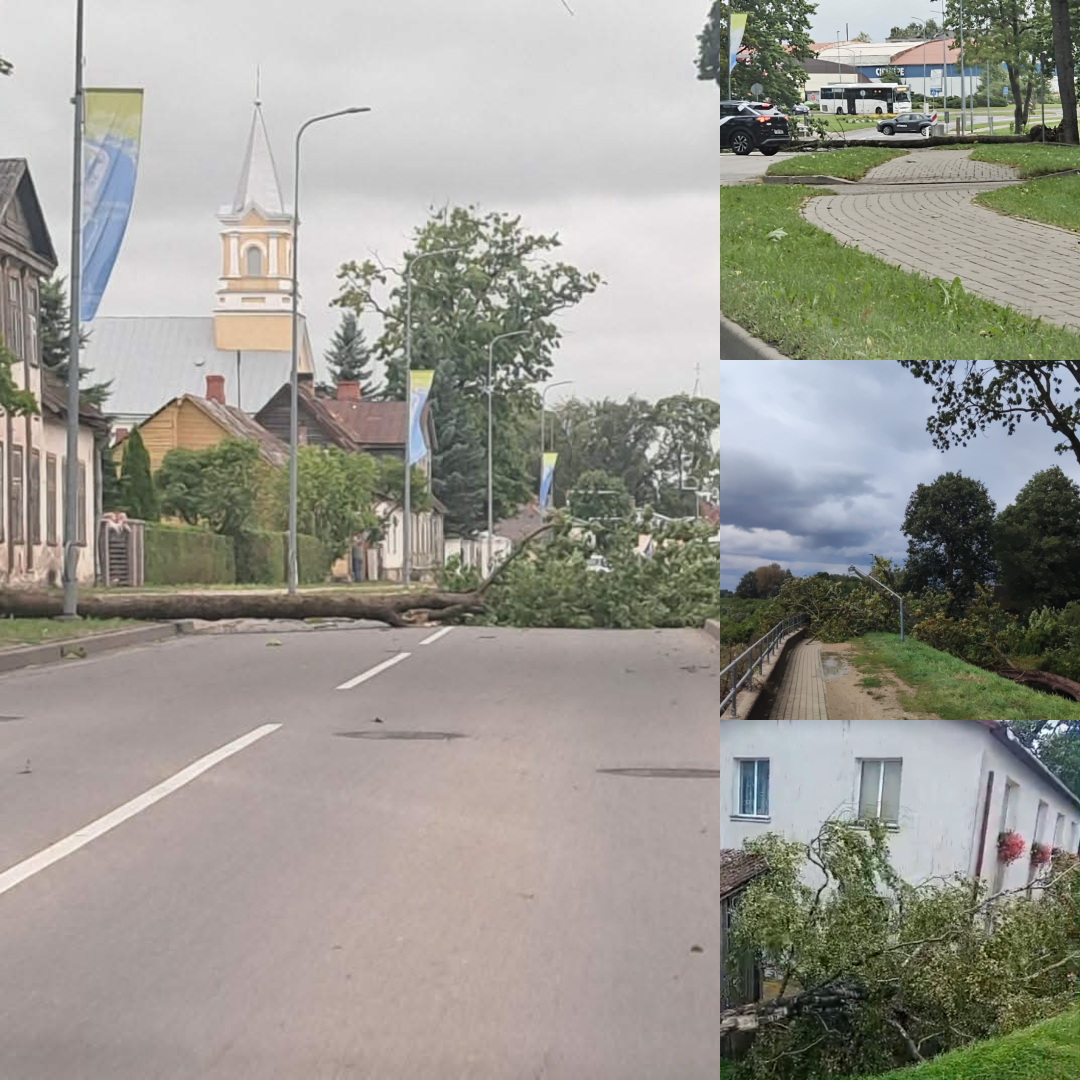 Glābēji saņēmuši vairāk kā 1000 izsaukumus saistībā ar vēja radītajiem postījumiem, elektroapgāde traucēta ceturtdaļmiljona mājsaimniecību (FOTO, VIDEO)(PAPILDINĀTS)