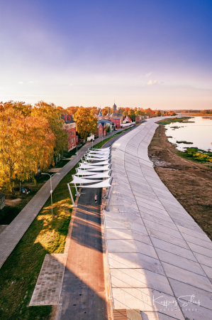 Ierobežos satiksmi Jēkabpilī Daugavas aizsargdambja pārbūves projekta noslēguma pasākuma laikā 11. novembrī (SHĒMAS)