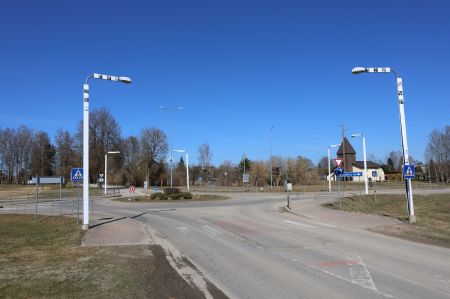 Viesītē uzsākta rotācijas apļa atjaunošana un Raiņa ielas pārbūve(FOTO)