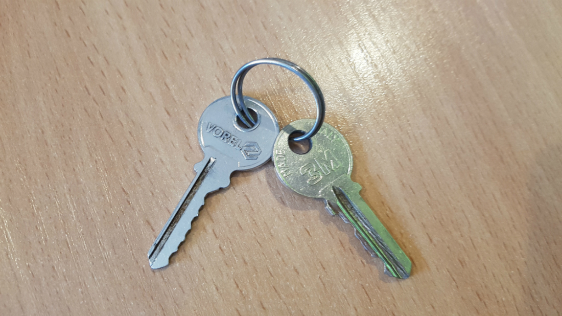 Nodarbinātības valsts aģentūras Jēkabpils filiālē atrastas atslēgas 