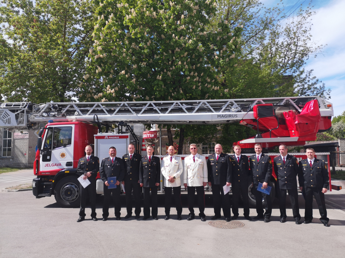 Jēkabpils, Aknīstes un Aizkraukles ugunsdzēsēji glābēji saņem apbalvojumus