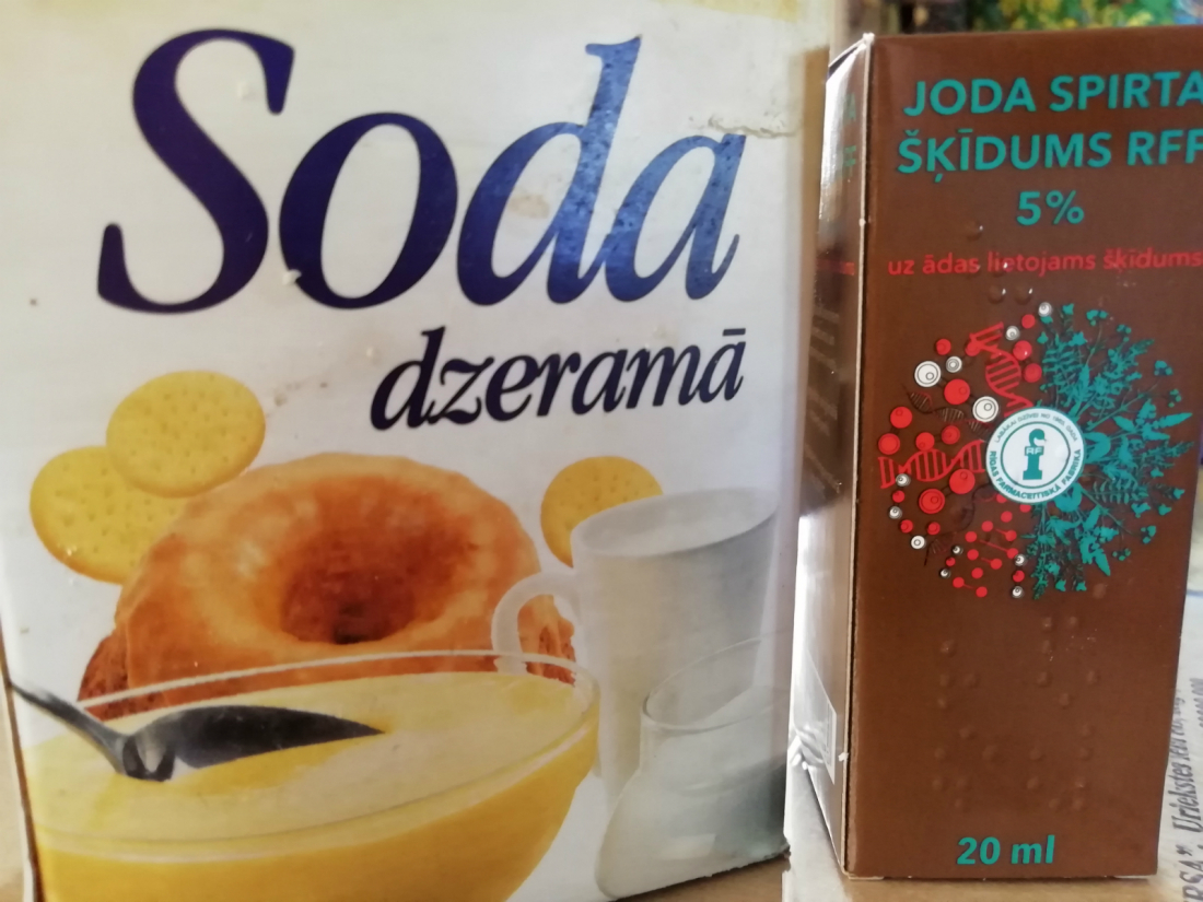 Jods un pārtikas soda, lai vienmēr ir pie rokas