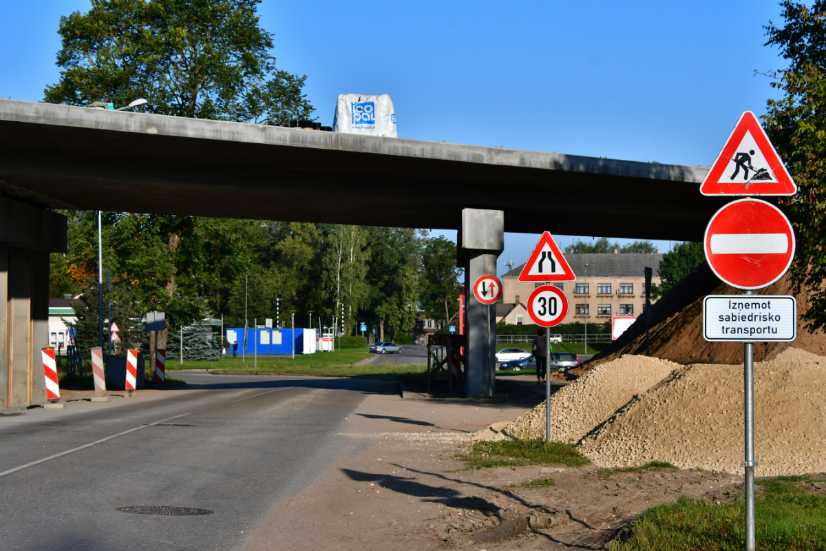 No 30.augusta atjaunota satiksme Jēkabpilī, Kļavu ielas posmā zem satiksmes pārvada