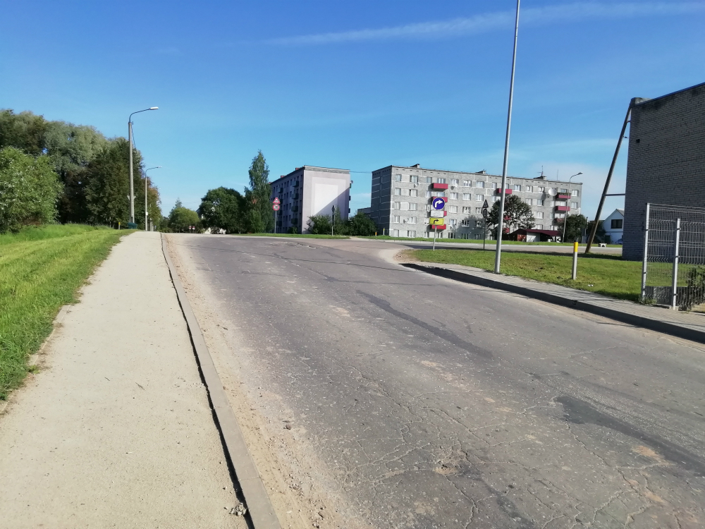Mainīta satiksmes organizācija Jēkabpilī, Slimnīcas un Rēzeknes ielu krustojumā