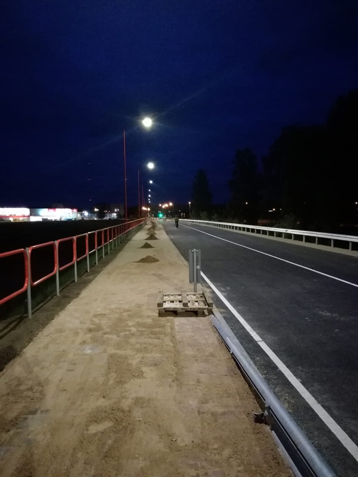 Atjaunota transporta kustība Jēkabpilī, Neretas ielā no Ledus ielas līdz Daugavas tiltam