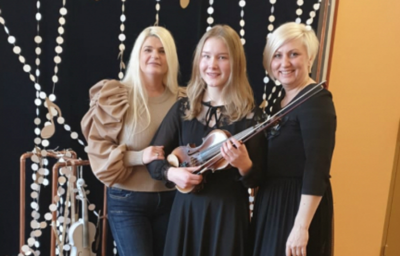 A.Žilinska Jēkabpils mūzikas skolas vijoļspēles klases audzēkņu spožās uzvaras konkursos