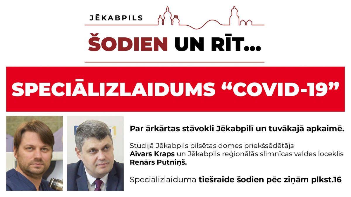 "Jēkabpils šodien un rīt" speciālizlaidums 'Covid-19'