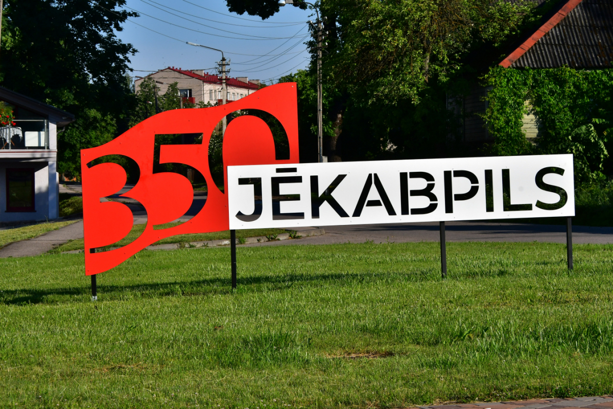 Jēkabpilī pilsētas svētku sajūtu radīs ar vides objektiem 30,7 tūkstošu vērtībā