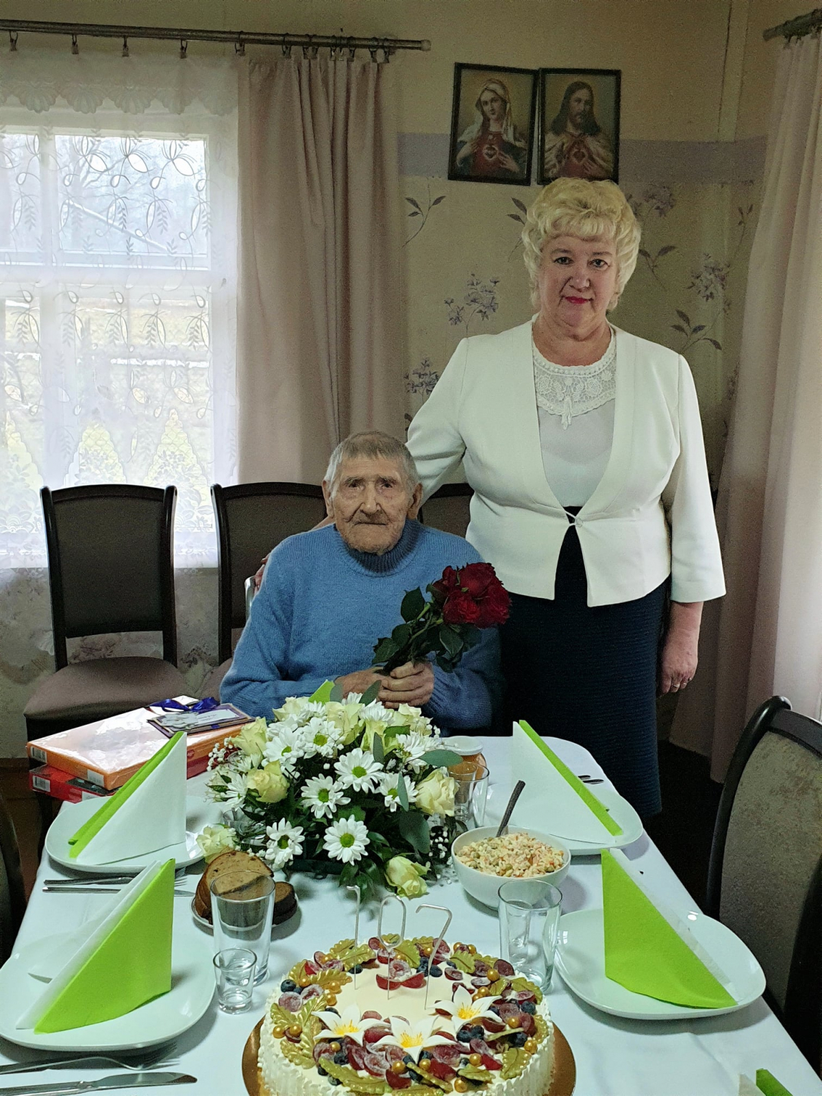 Preiļu novada iedzīvotājs Jāzeps Strods nosvinējis 107. dzimšanas dienu