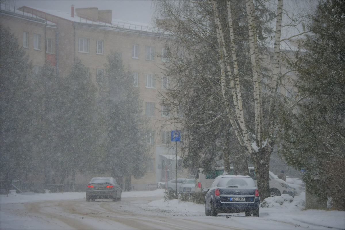 Nedēļas gaitā laiks kļūs vēsāks, lietu nomainīs sniegs