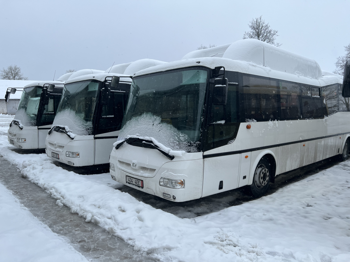 Jēkabpils autobusu parks saņēmis  trīs jaunus autobusus