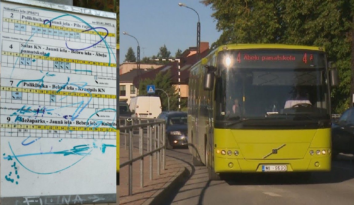 Mums raksta: Pilsētas autobusu kursēšanas laiki salikti tā, ka Jēkabpils 2.vidusskolas skolēni pēc stundu beigšanās uz tiem nevar paspēt