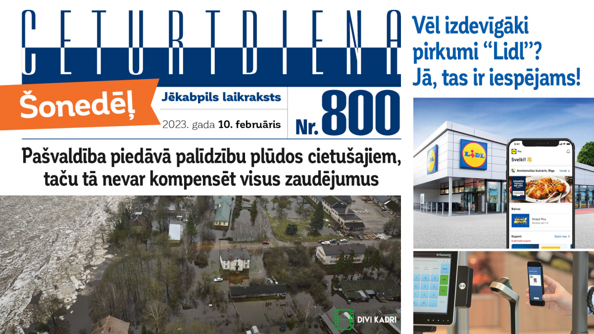 Laikraksta "Ceturtdiena" sludinājumi 10.02.2023