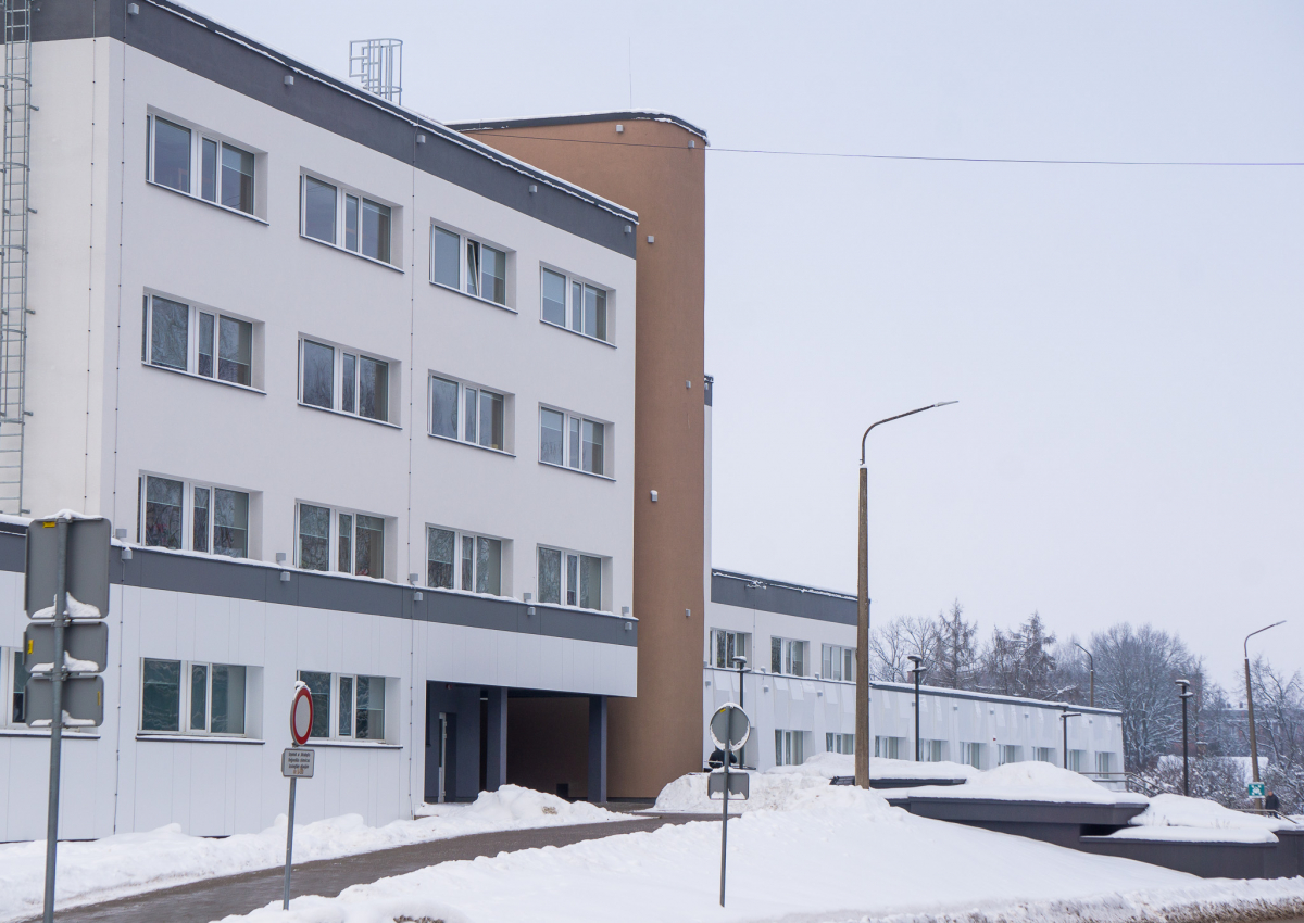 Siltinot poliklīniku, izveidots ambulatorās daļas un slimnīcas ēku arhitektoniskais ansamblis