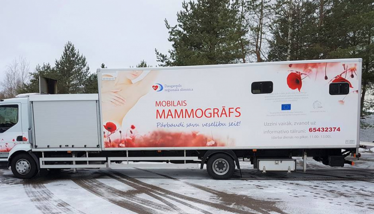 Jēkabpilī būs mobilais mamogrāfs sievietēm
