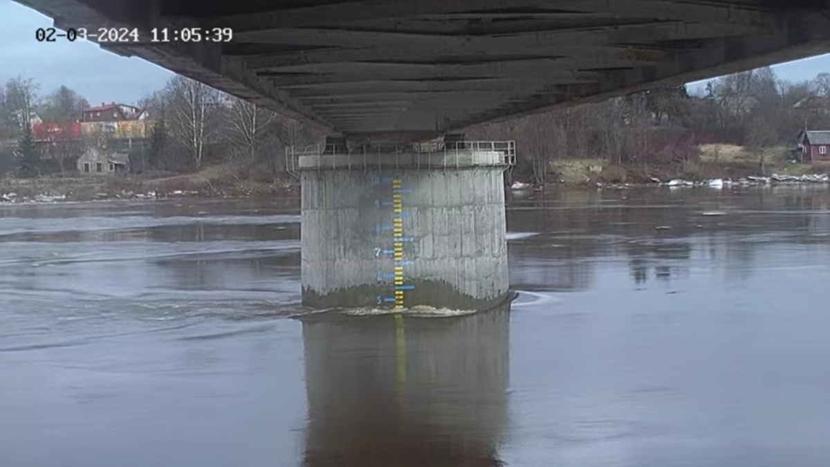 Daugavā pie Jēkabpils, Zelķiem un Pļaviņās turpina kristies ūdens līmenis. Aktuālā informācija 02.03.2024.