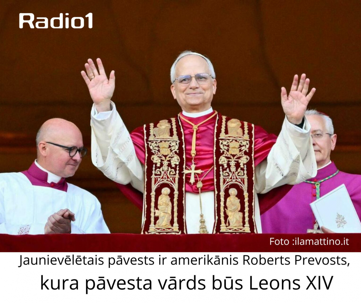 Par jauno pāvestu ievēlets ASV kardināls Roberts Prevosts - Leons XIV