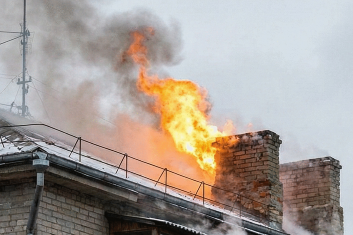 Preiļos daudzstāvu mājas dūmvadā dega sodrēji, no mājas evakuēti 20 cilvēki