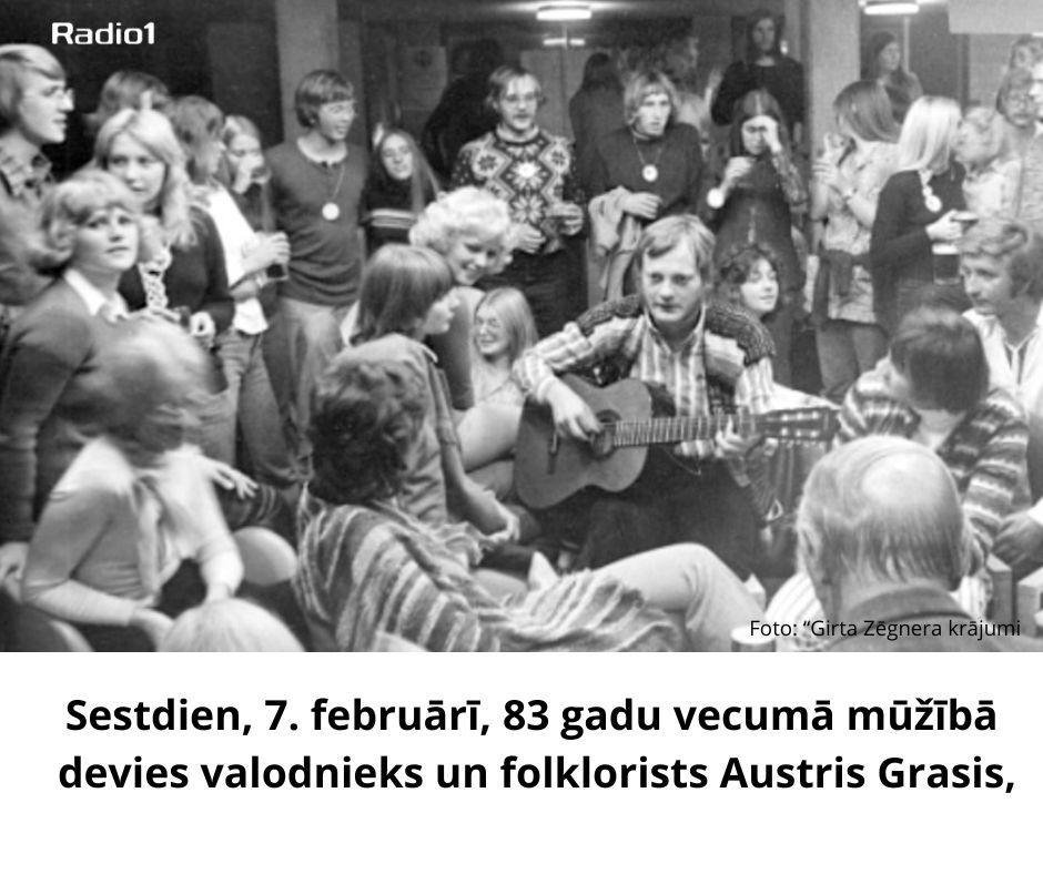 Mūžībā devies valodnieks un folklorists Austris Grasis