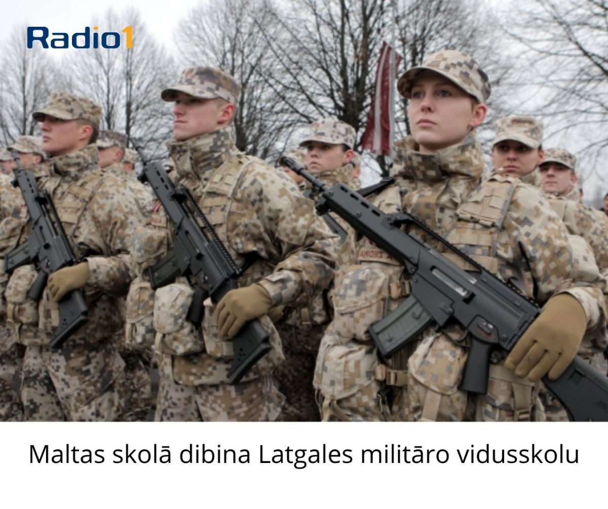Maltas skolā dibina Latgales militāro vidusskolu
