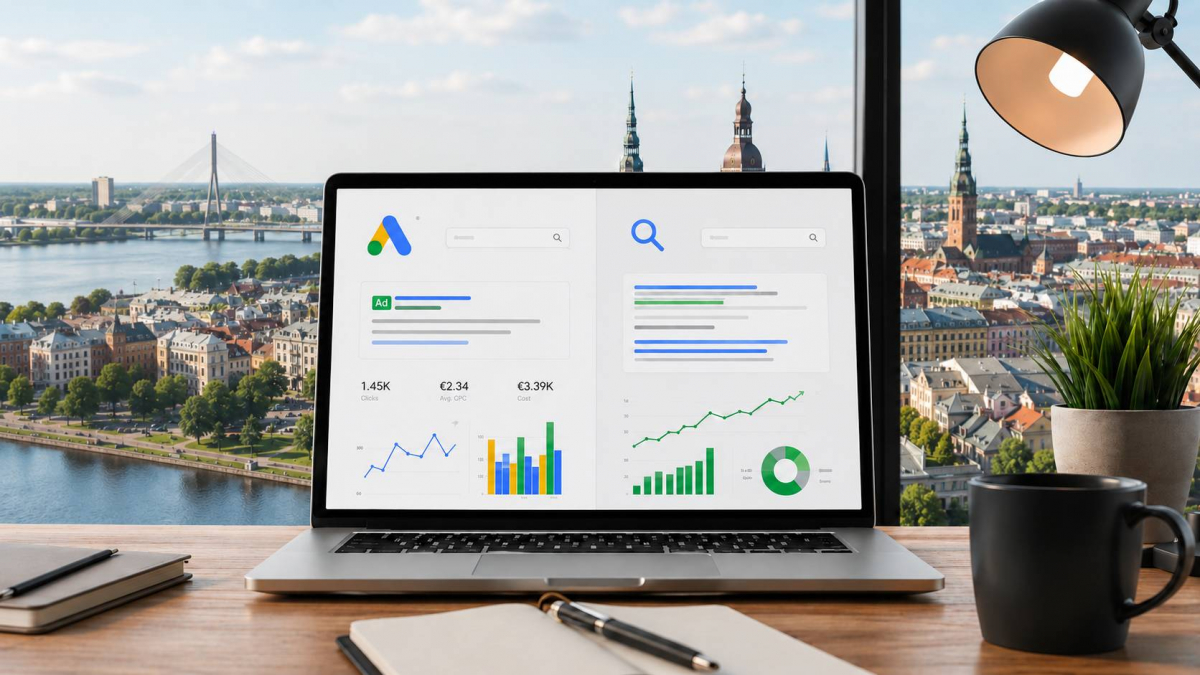 Google Ads vai SEO - kuru izvēlēties mazam uzņēmumam Latvijā?