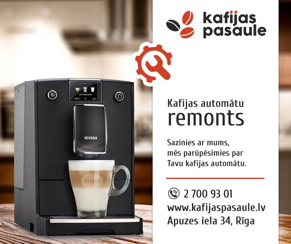 Kafija vairs negaršo kā agrāk? Iespējams, laiks profesionālai kafijas automātu apkopei