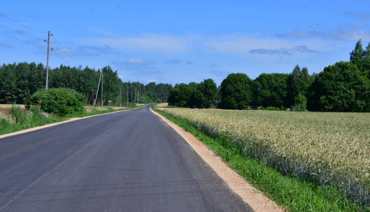 Salas pagastā atklās pārbūvētā autoceļa Muižiņa–Bogmaļi posmu