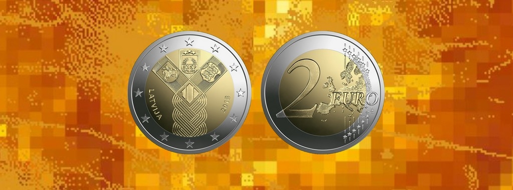 Latvijas Banka laiž apgrozībā Baltijas valstu 100 gadu jubilejai veltītu 2 eiro piemiņas monētu