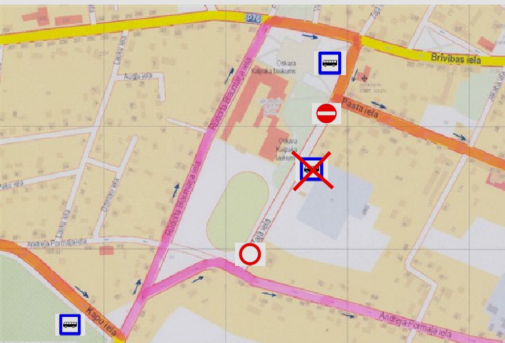 Augusta pēdējā dienā būs mainīta pilsētas autobusu satiksme Jēkabpilī, Zaļā ielā