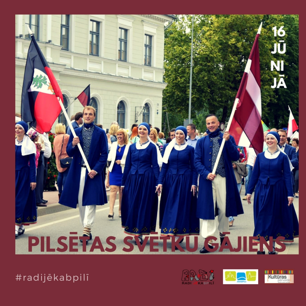 Pilsētas svētku “RADI Jēkabpilī ” gājiens