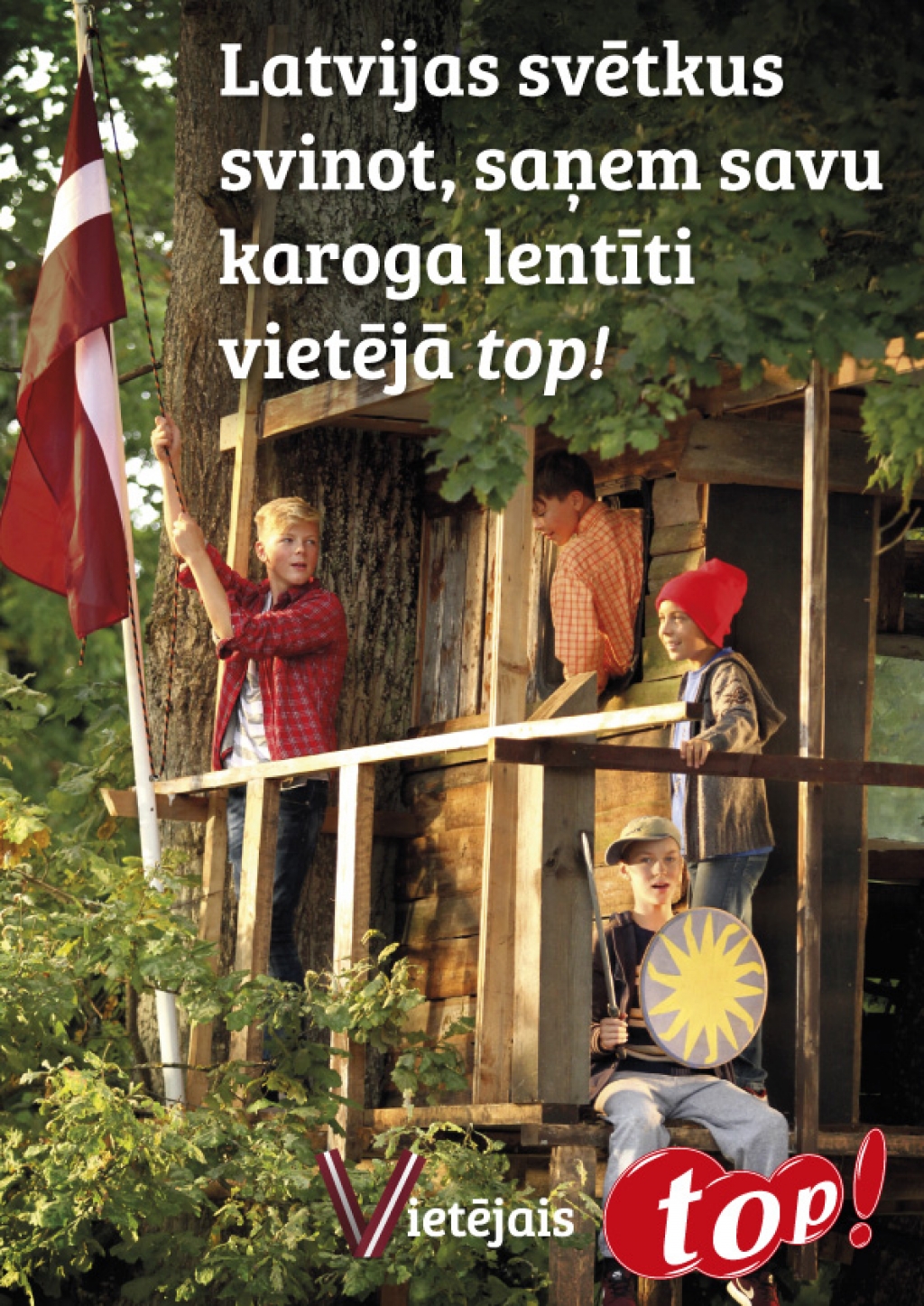 Sarkanbaltsarkano lentīti valsts svētkos nēsā 85 aptaujāto