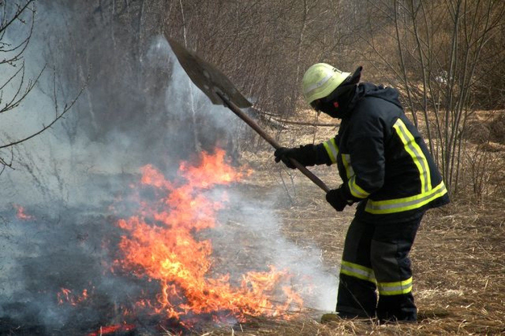 Vakar Aknīstes novada Gārsenē dzēsts kūlas ugunsgrēks sešu hektāru platībā