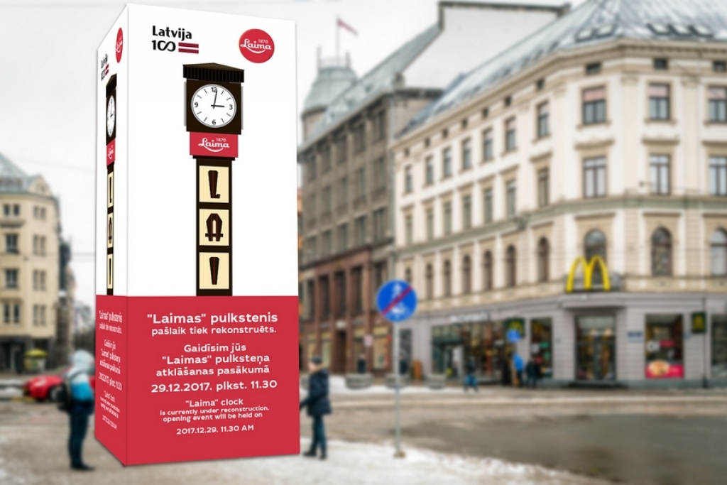 Uzsākta “Laimas” pulksteņa rekonstrukcija