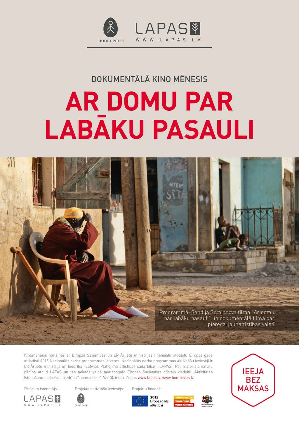 Jauniešu iniciatīvu “Kvartāls” izrādīs dokumentālās filmas