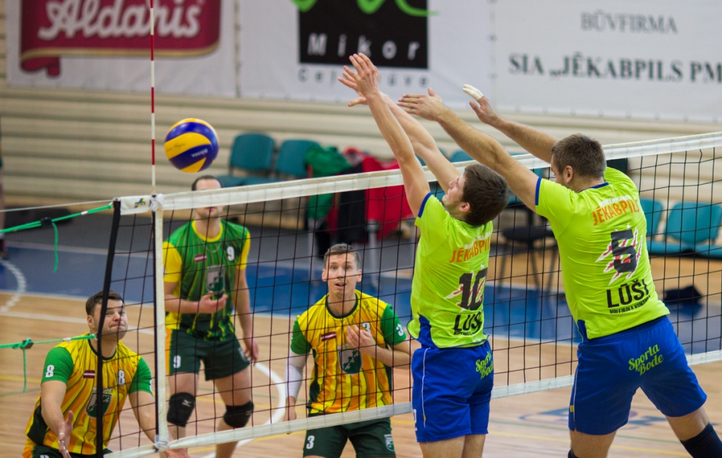 SK "Jēkabpils Lūši" ar uzvaru pār OC "Mārupe" noslēdz pirmo Nacionālās volejbola līgas apli (FOTO)