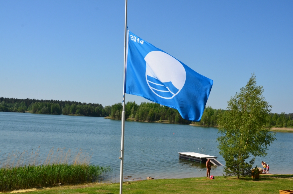 Arī šovasar pie Radžu ūdenskrātuves plīvos Zilais karogs
