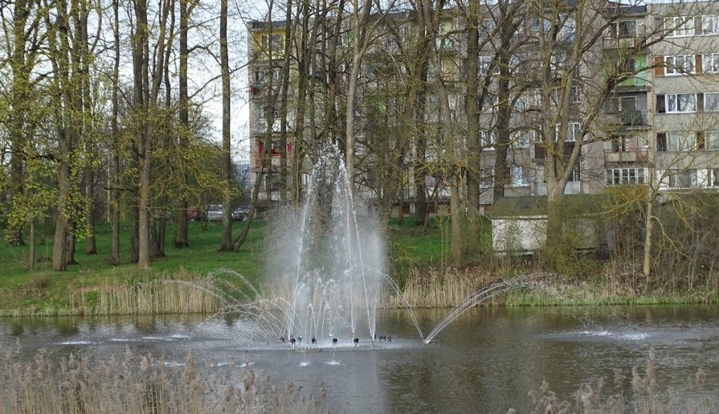 Jēkabpilī iedarbinātas strūklakas (FOTO)