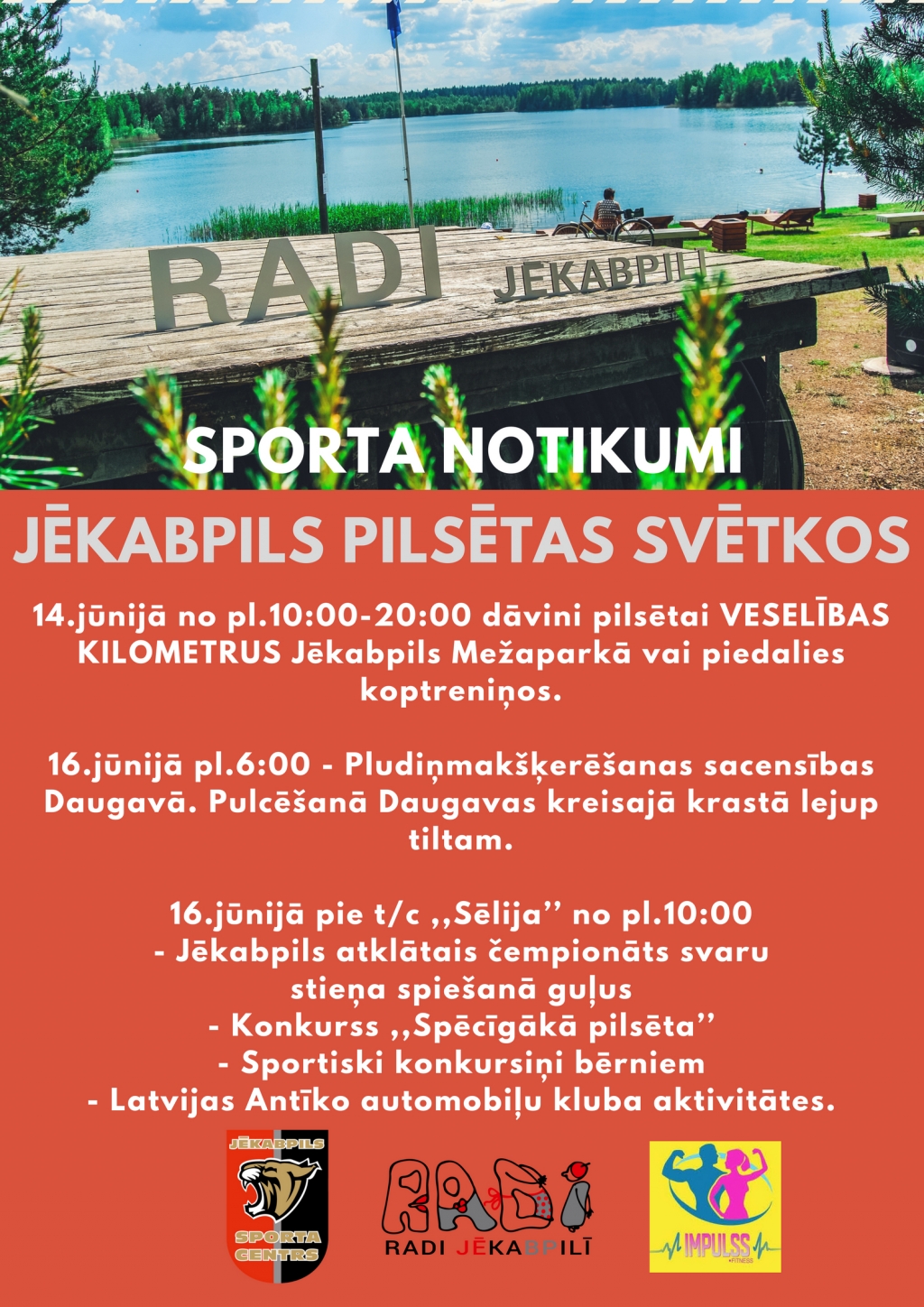 Jēkabpils sporta notikumu apskats 28.05.2018.(papildināts)