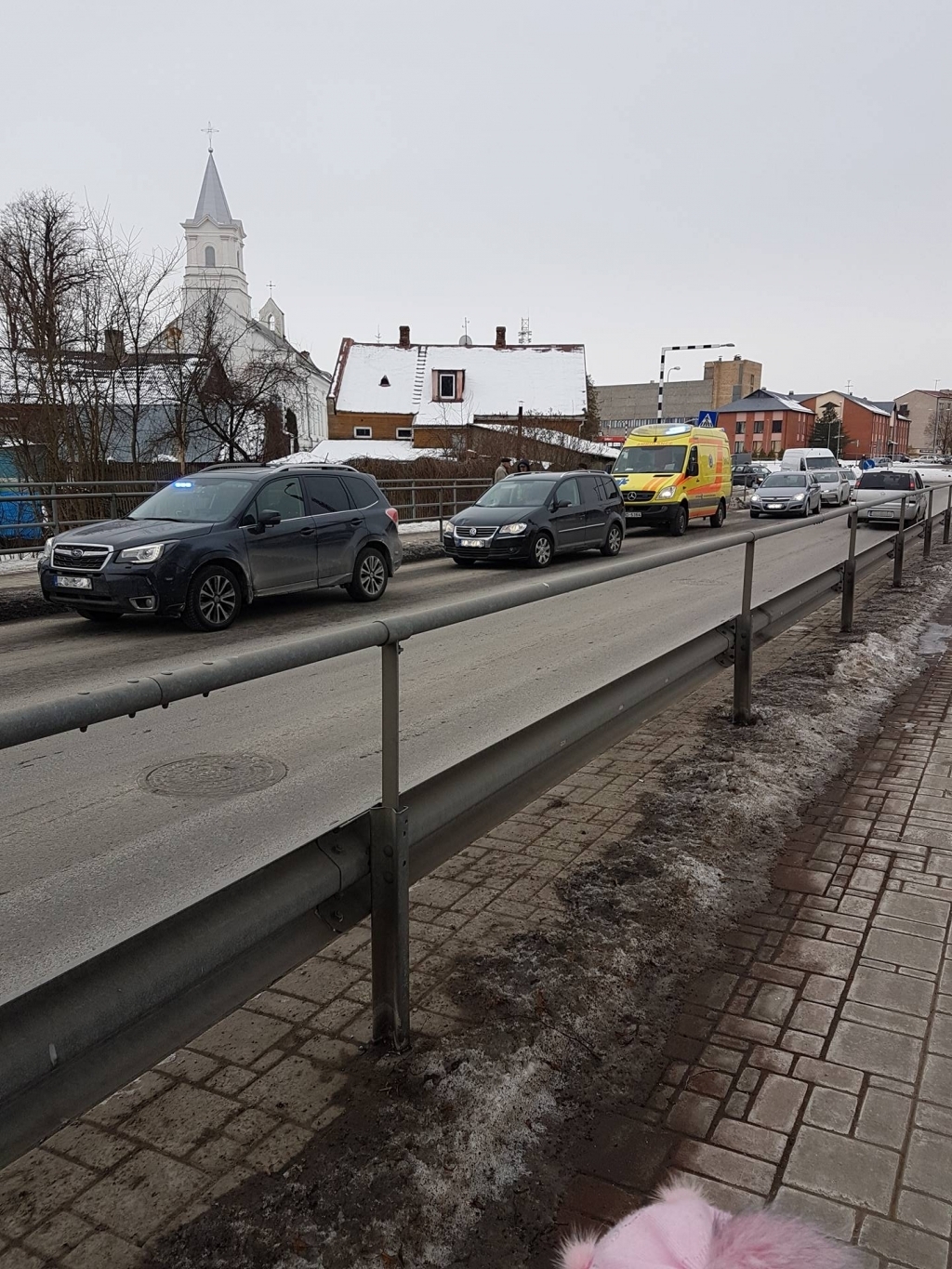 Jēkabpilī, Vienības ielā satiksmes negadījumā cietis gājējs (Foto, Video)