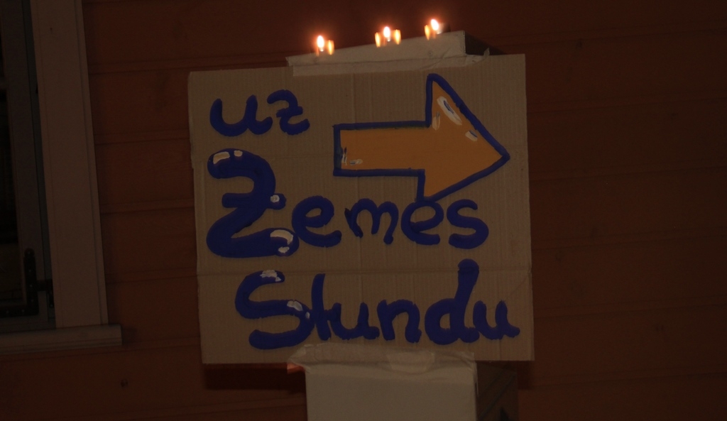 „Zemes stunda ” Krustpils pilī