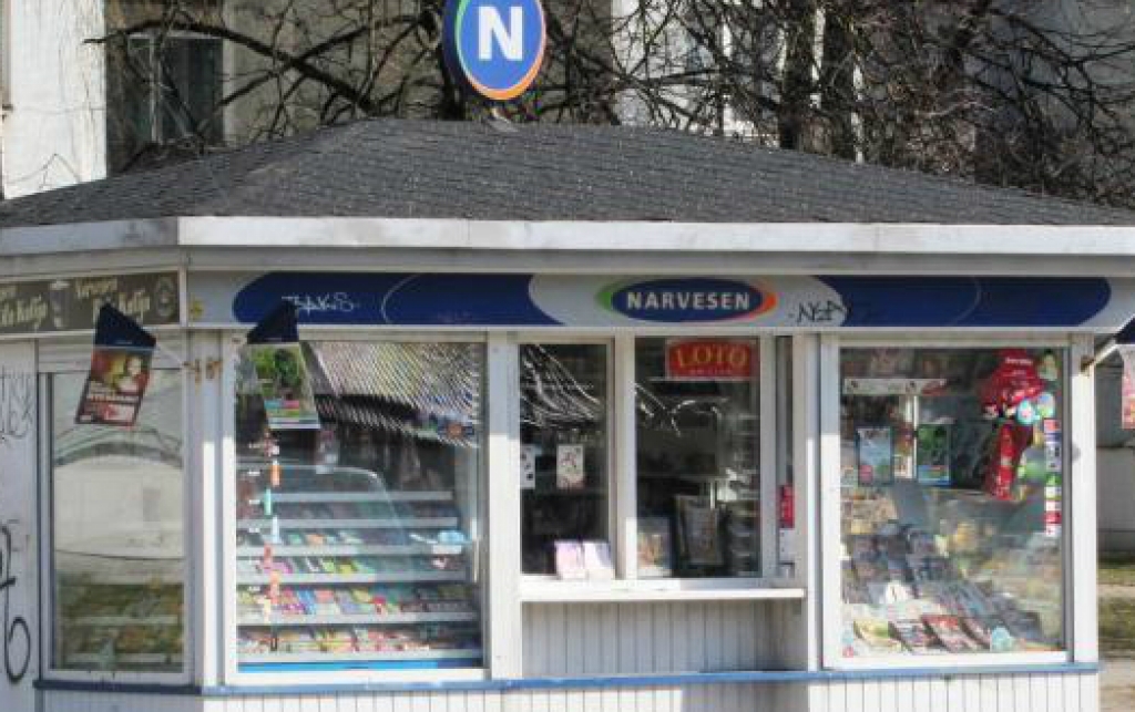 Trešdien agri no rīta uzlauzts kārtējais NARVESEN kiosks Jēkabpilī