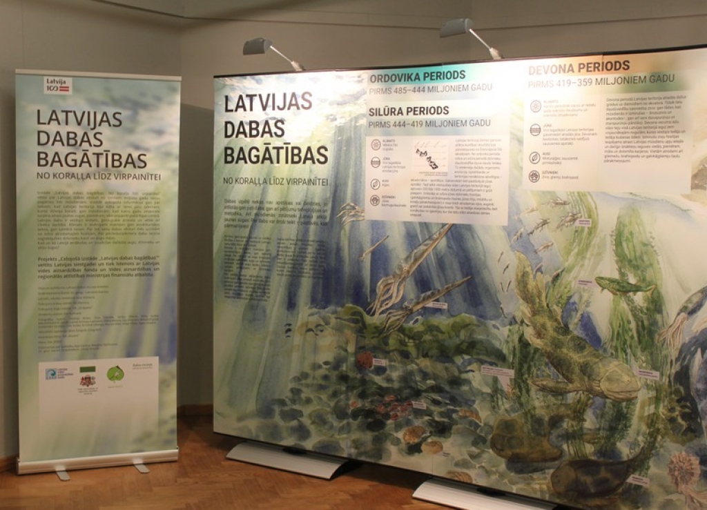 Jēkabpils Vēstures muzejā skatāma izstāde „Latvijas dabas bagātības. No koraļļa līdz virpainītei”