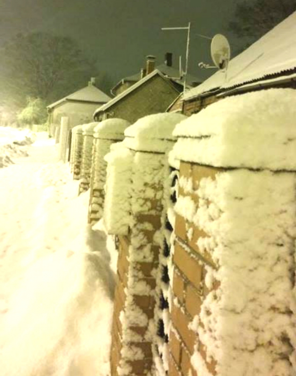 Sniega sega Jēkabpilī pagājušajā naktī palielinājusies par sešiem centimetriem