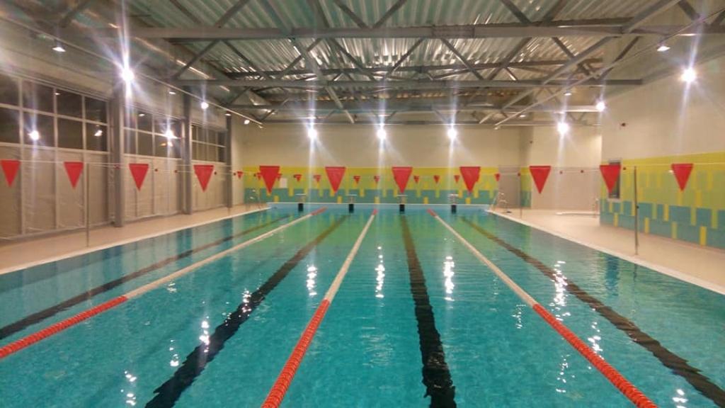 Pabeigti būvniecības darbi Līvānu peldbaseinā (FOTO)