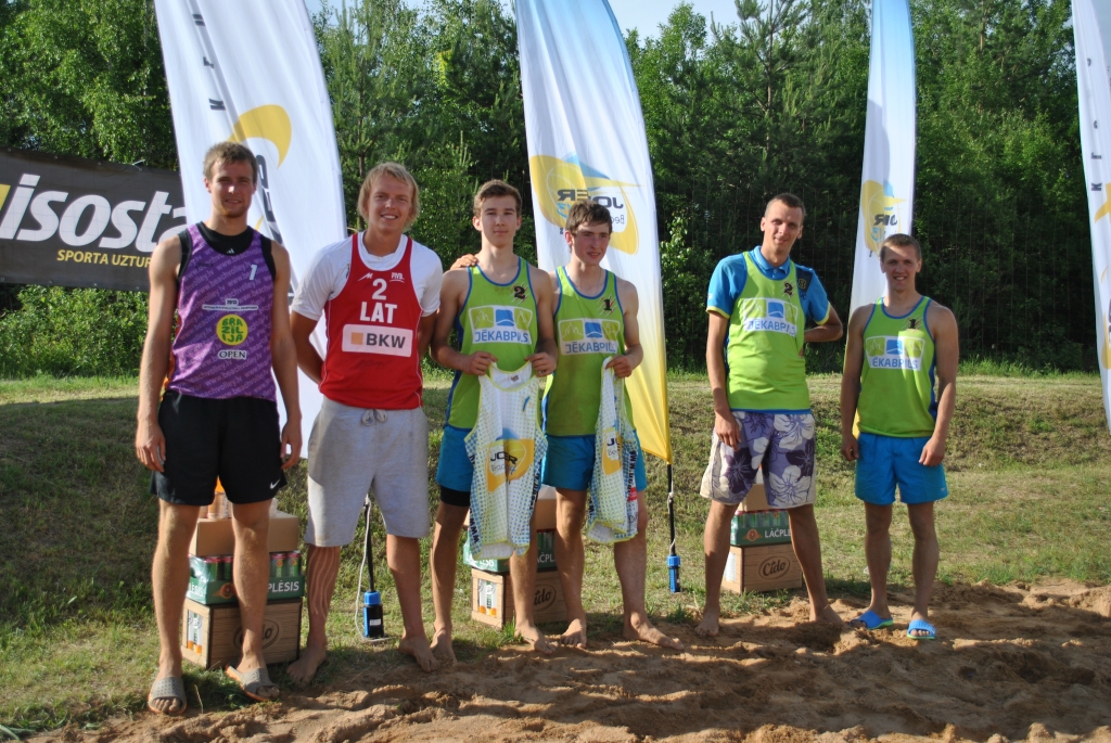 SK Jēkabpils Lūši uzvar Joker Beach Ball' 2014 posmā Madonā