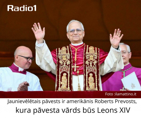 Par jauno pāvestu ievēlets ASV kardināls Roberts Prevosts - Leons XIV