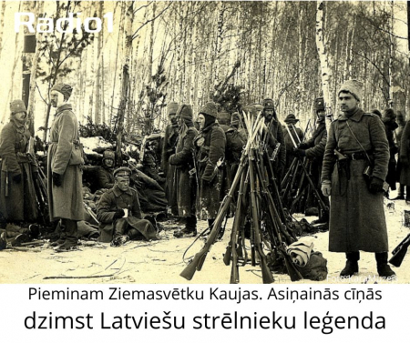 Pieminam Ziemassvētku kaujas. Asiņainās cīņās dzimst Latviešu strēlnieku leģenda