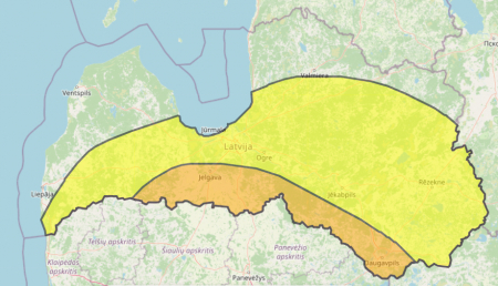 Arī nakts uz otrdienu daudzviet Latvijā būs aukstāka par mīnus 20 grādiem. Izsludināts dzeltenais un oranžais brīdinājums
